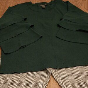 INC Size L Pine Green Sweater